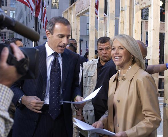 Gary Berry with Katie Couric and Matt Lauer